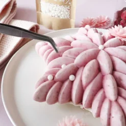 Moule en silicone pour gâteaux & entremets cœur 3D - Céleste