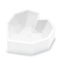 Moule en silicone pour gâteaux & entremets cœur 3D - Passion
