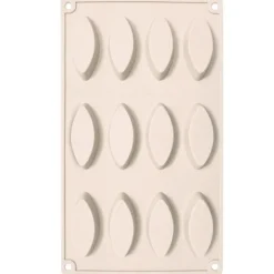Moule en silicone pour gâteaux barquettes - 12 empreintes