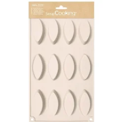 Moule en silicone pour gâteaux barquettes - 12 empreintes
