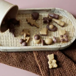 Moule multi-empreintes pour bonbons - Ourson, Croco, Cerise, Bouteille cola