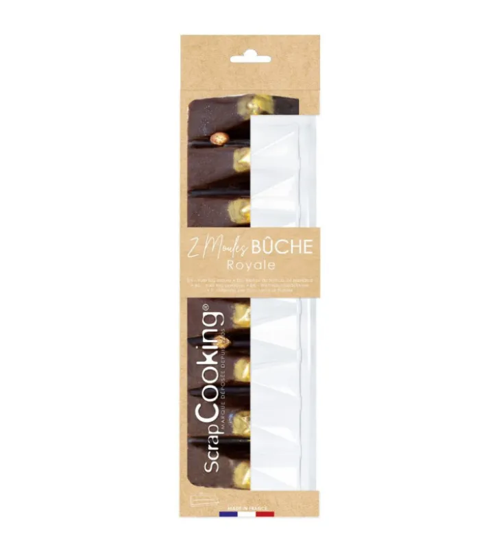 Moules bûche Royale 30cm x2