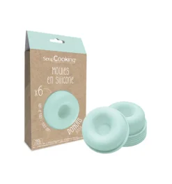 6 moules à Donuts en silicone