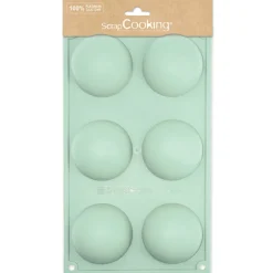Moule silicone 6 demi-sphères