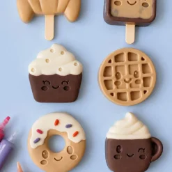 Moule silicone gâteaux Kawaii - 6 formes