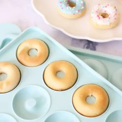 Moule silicone pour donuts pops - 12 mini donuts
