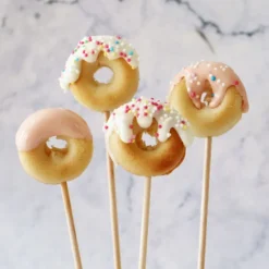 Moule silicone pour donuts pops - 12 mini donuts