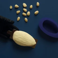 Moule silicone trompe-l'œil amande individuel