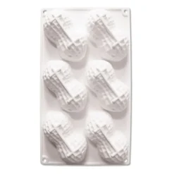 Moule silicone trompe-l’œil cacahuète - 6 empreintes