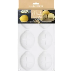 Moule silicone trompe-l’œil citron - 6 empreintes