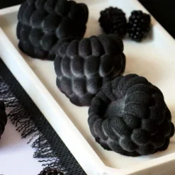 Moule silicone trompe-l'œil framboise individuel - Ø7 cm