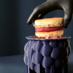 Moule silicone trompe l'œil Framboise - Ø12 cm
