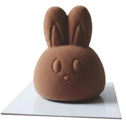 Moule silicone trompe-l'œil Lapin