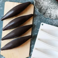 Moule silicone trompe-l’œil vanille - 6 empreintes