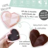 Moules silicone airfryer cœur x6