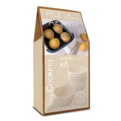 Moules silicone airfryer pour muffins x6
