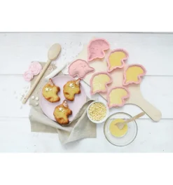6 moules silicone individuels Licorne