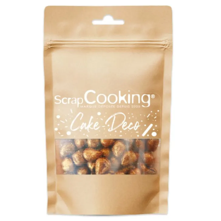 Noisettes dorées décoratives 50g