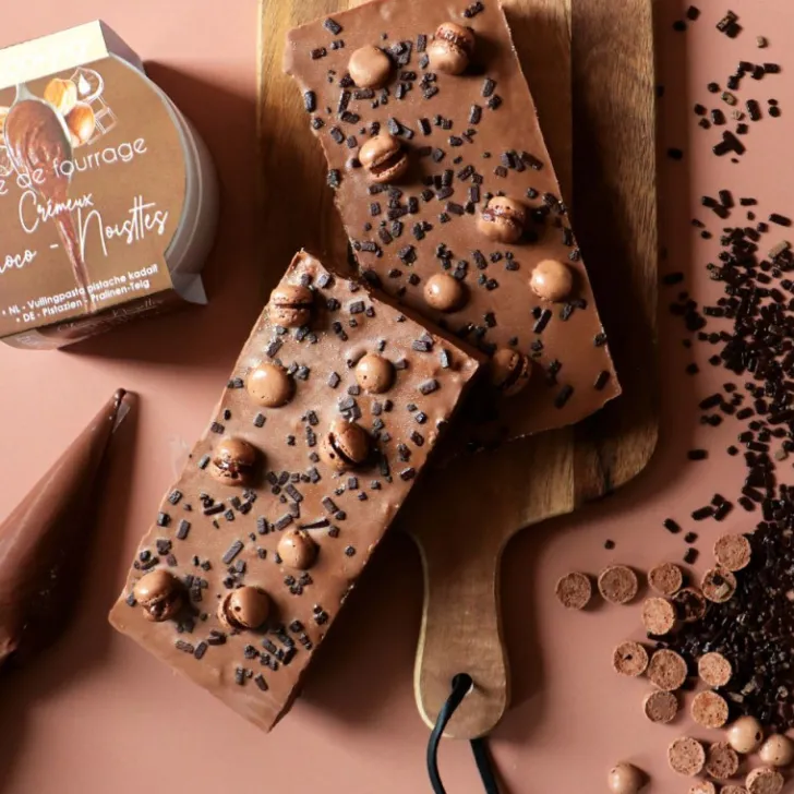 Pailletés de chocolat comestibles