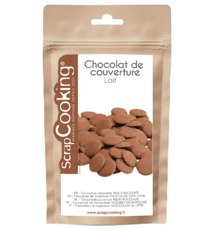 Palets de chocolat lait 190 gr