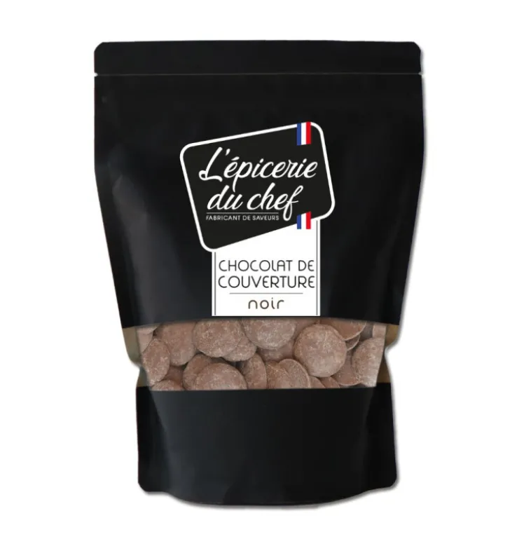 Palets de chocolat noir 1Kg