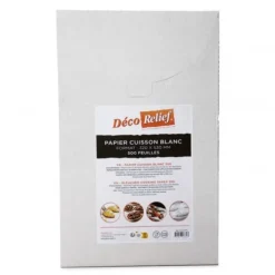 Papier cuisson blanc 39g 500 Feuilles 32x53cm