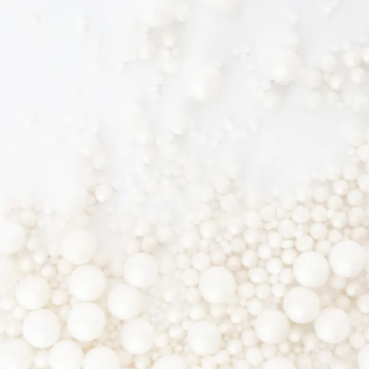 Perles en sucre blanches nacrées 60g