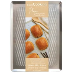 Plaque de cuisson perforée aluminium 30x40cm