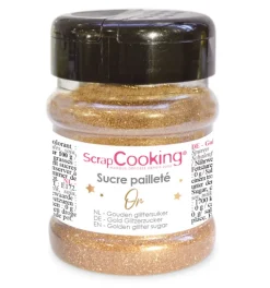 Pot de sucre pailleté OR