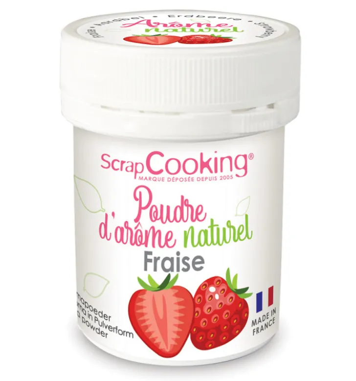 Poudre d'arôme naturel fraise