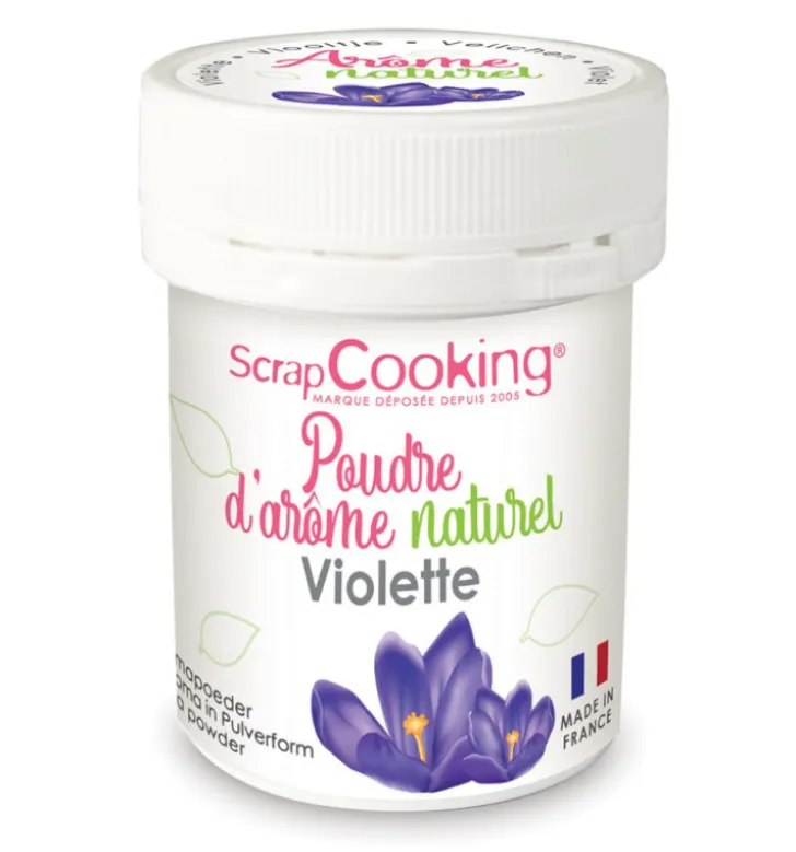 Poudre d'arôme naturel violette