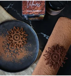 Poudre effet velours cacao scintillante