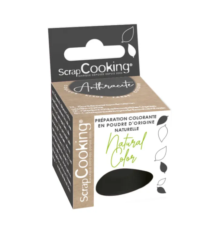 Préparation colorante en poudre - Noir Anthracite