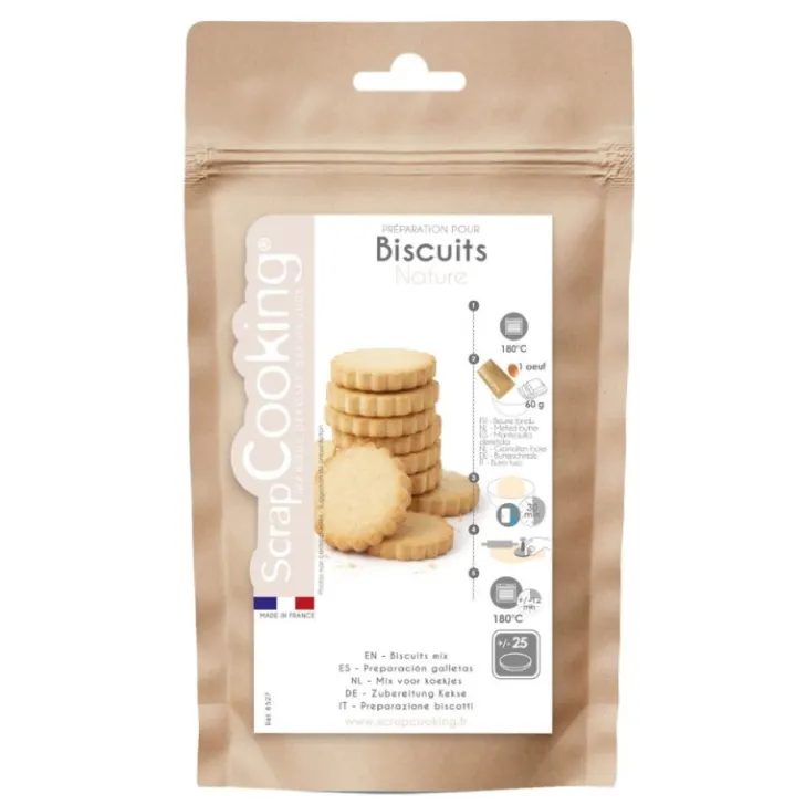 Préparation en poudre pour biscuits nature maison