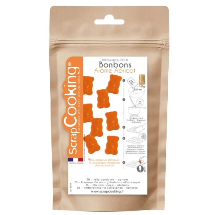 Préparation en poudre pour bonbons abricot maison