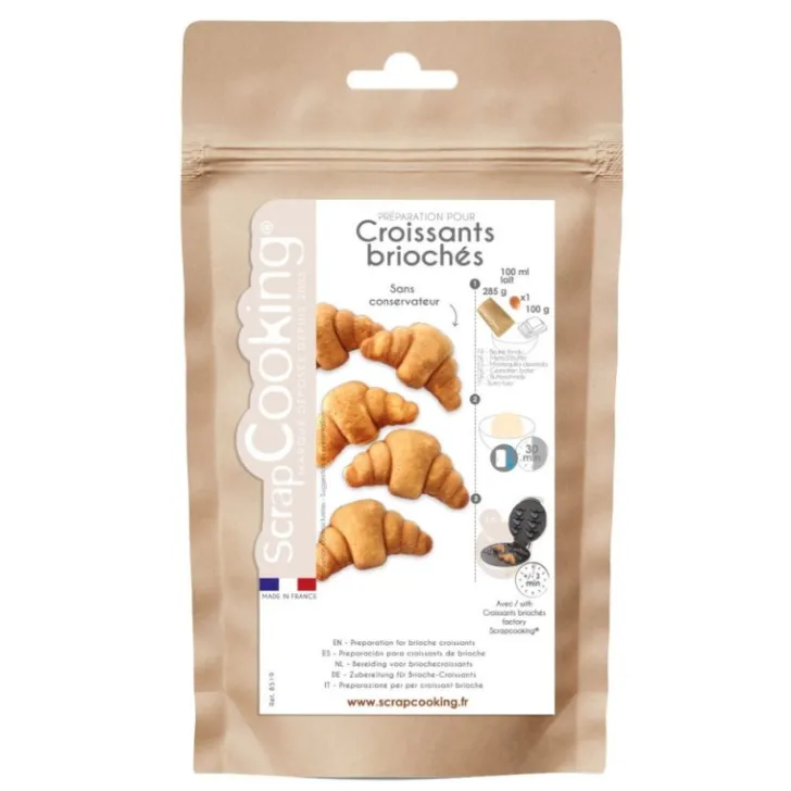 Préparation en poudre pour croissants briochés maison