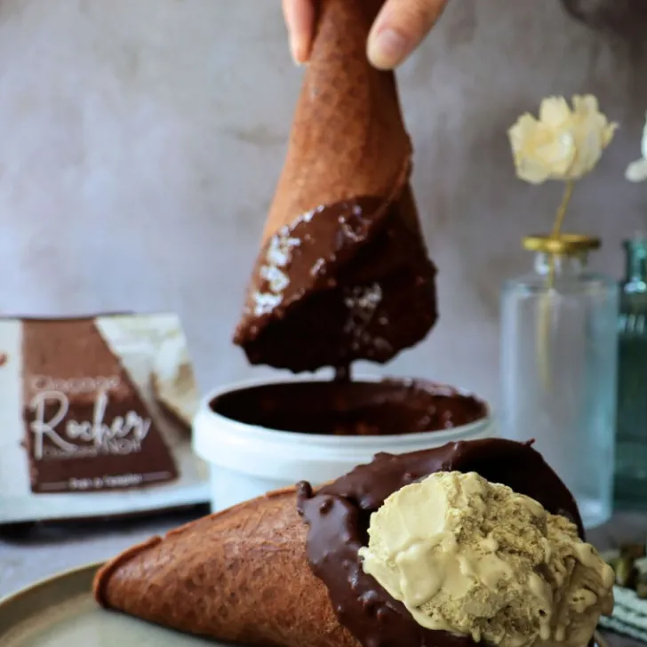 Préparation gaufrettes/ cornet- chocolat 260g