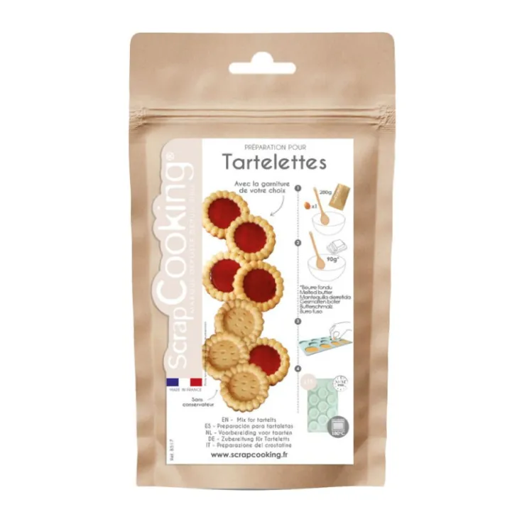 Préparation instantanée pour tartelettes