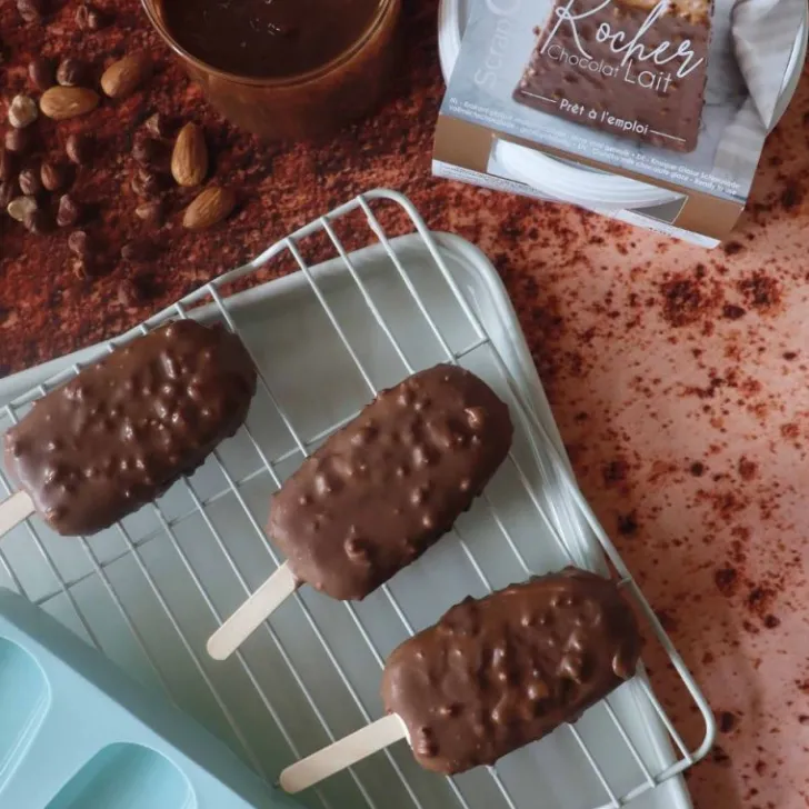 Préparation pour crème glacée au chocolat