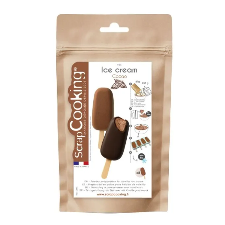 Préparation pour crème glacée au chocolat