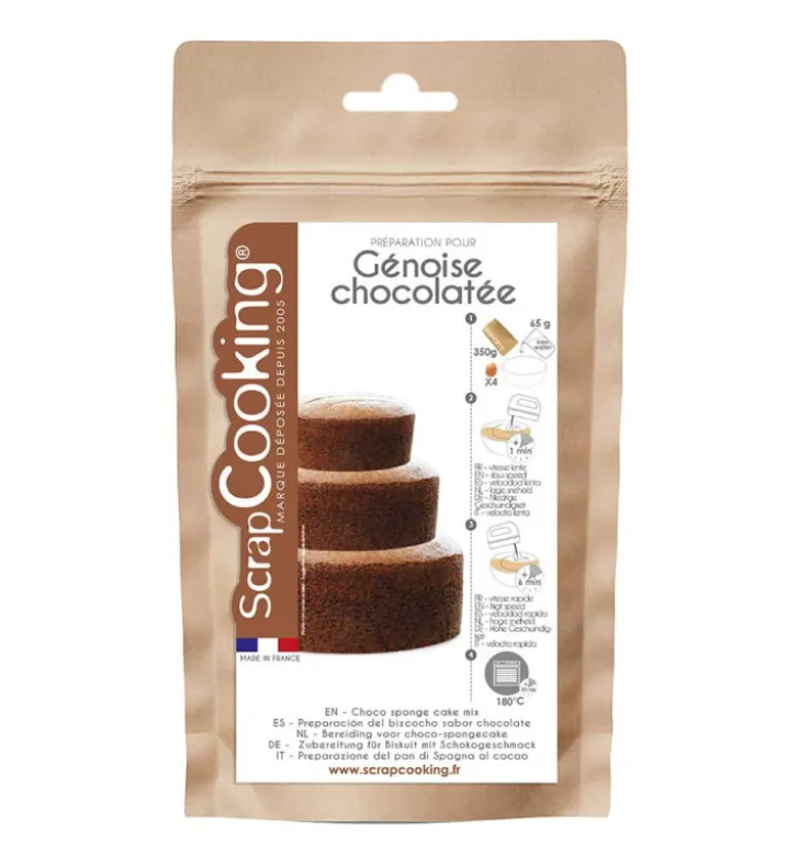 Préparation pour génoise chocolatée