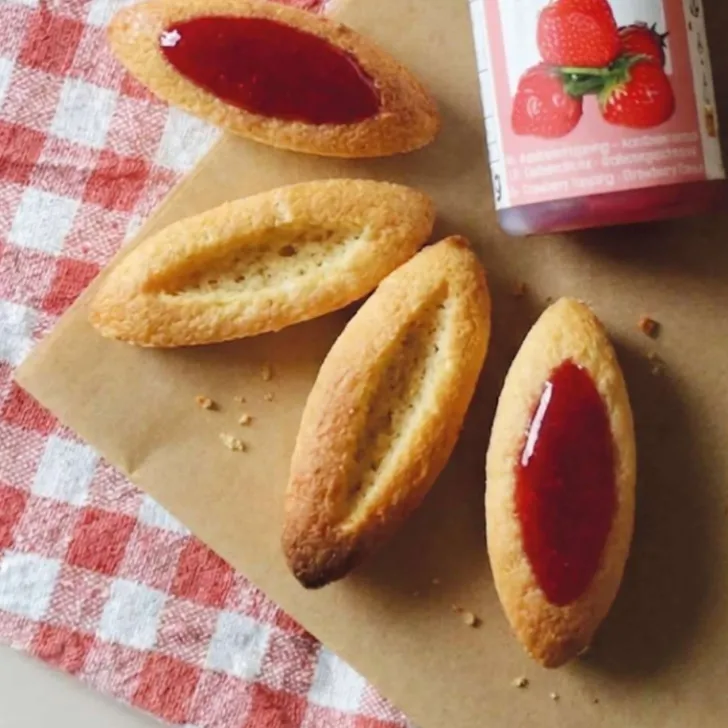 Préparation prête à l'emploi biscuits barquettes