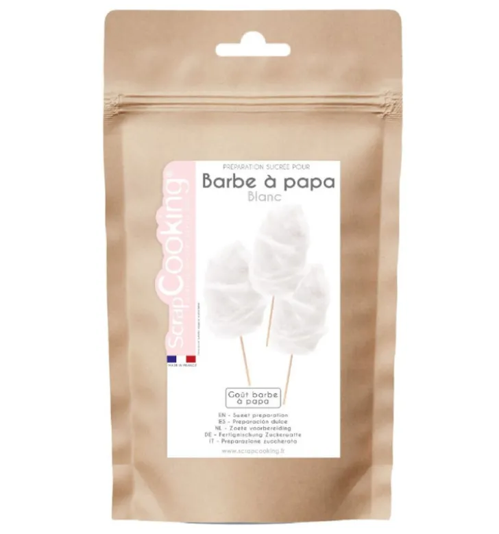 Prépa sucrée barbe à papa - blanc - goût barbe à papa 400g