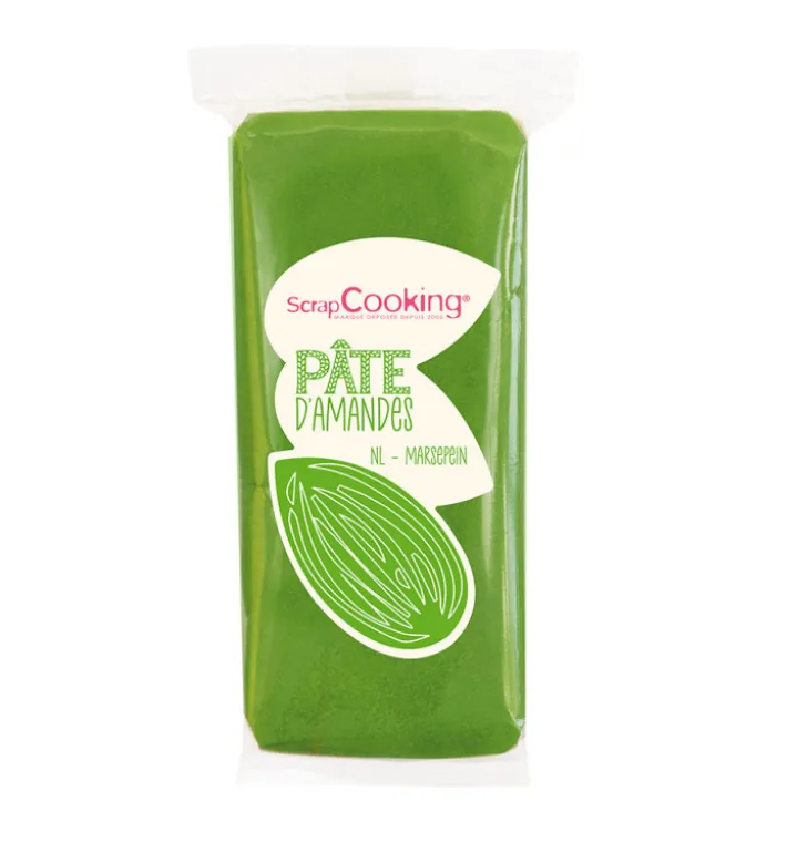 Pâte d'amandes verte 200 gr