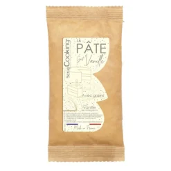 Pâte de modelage aromatisée vanille avec grains 250g