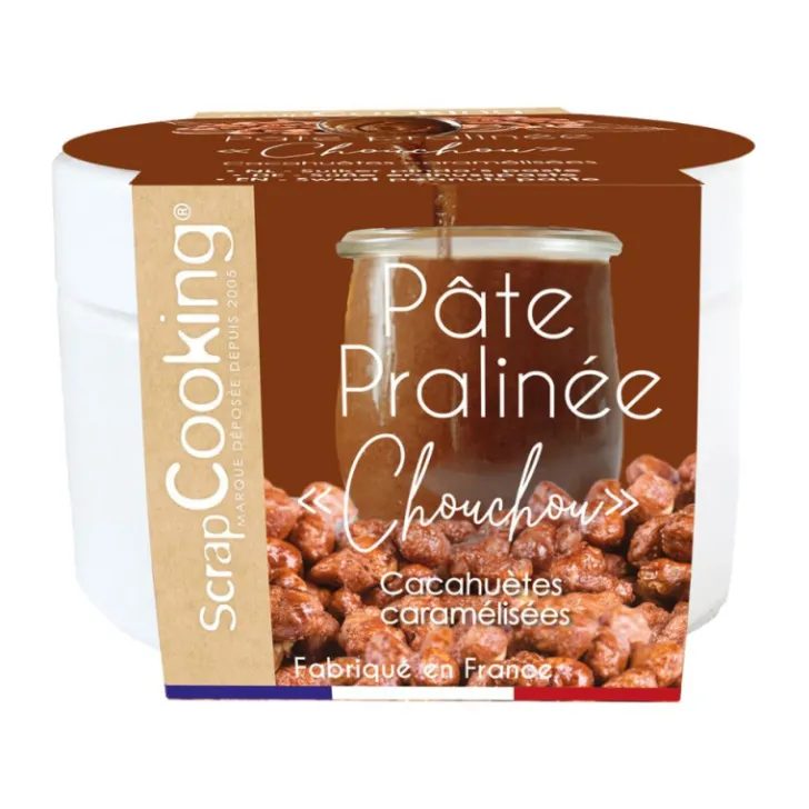Pâte praliné chouchou cacahuètes 200g