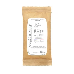 Pâte à sucre blanche 100g