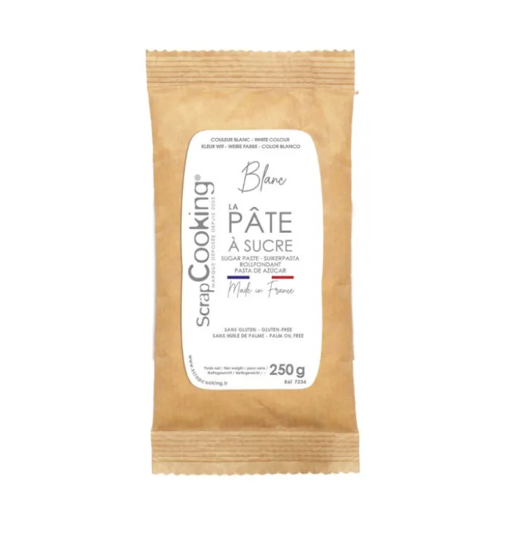Pâte à sucre blanche 250g