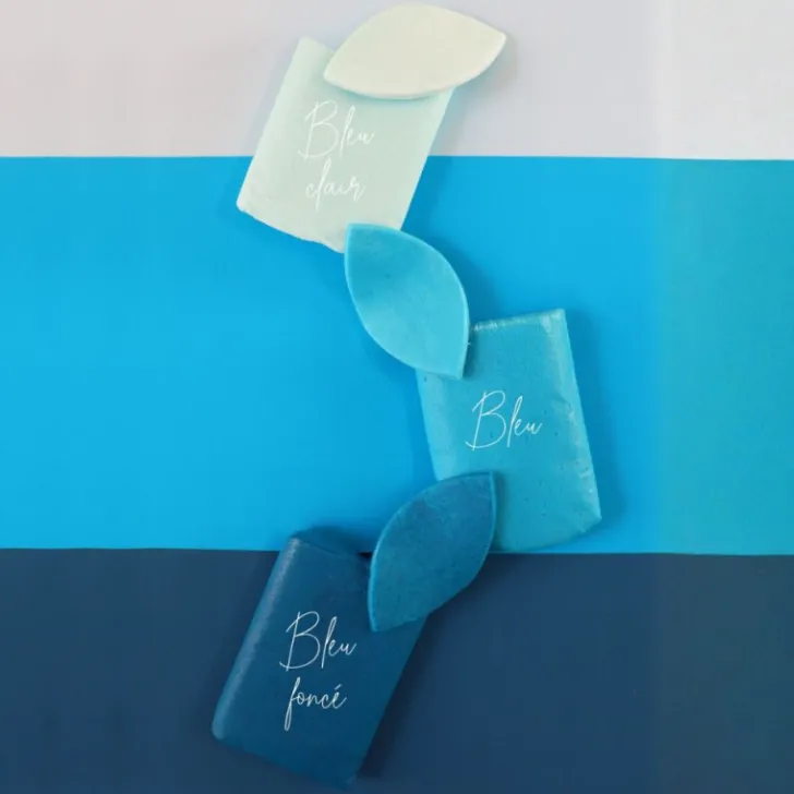Pâte à sucre bleu clair 100g