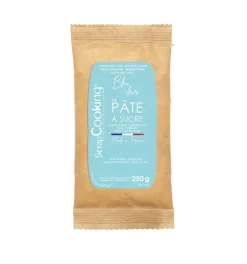 Pâte à sucre bleu clair 250g